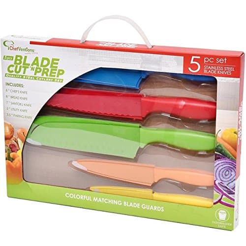 Blade Cut N' Prep Quality Steel Cutlery Set 5pcs