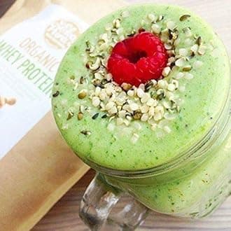 Organic Whey Protein - Natural - 80% Protein, Certified Organic, from Grass Fed Cows, Additive Free, Unflavoured - 500g