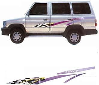 Pinzu? Car Body Graphics Sticker for Both Sides Compatible with Qualis (2000-Present) (GL-039) PNCARC529