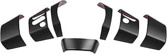 Fit for Toyot@ FJ Cruiser 2007-2021 Center Console Button Cover, ABS Car Center Console Panel Protection Frame Molding Sticker Trim, 7PCS (Matte Black)
