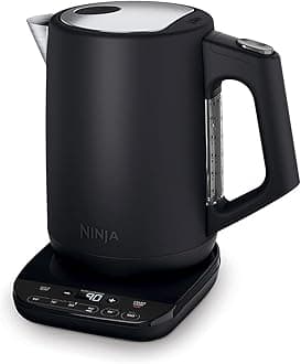 Ninja Perfect Temperature Kettle [KT200UK] Nero, 1,7L, Rapid Boil, Hold Temp