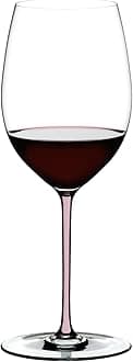 Riedel 4900/0P Fatto A Mano Cabernet Wine Glass, Single Stem, Pink