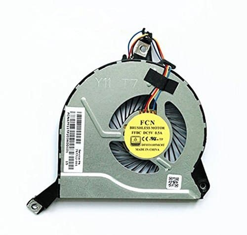 QUETTERLEE Replacement New CPU Cooling Fan Cooler for HP Pavilion 14-V 15-V 14-P 15-P 15-K 17-F 14-V028TX TPN-Q140 TPN-Q143 TPN-139 Series DFS531105MC0T 767712-001 Fan