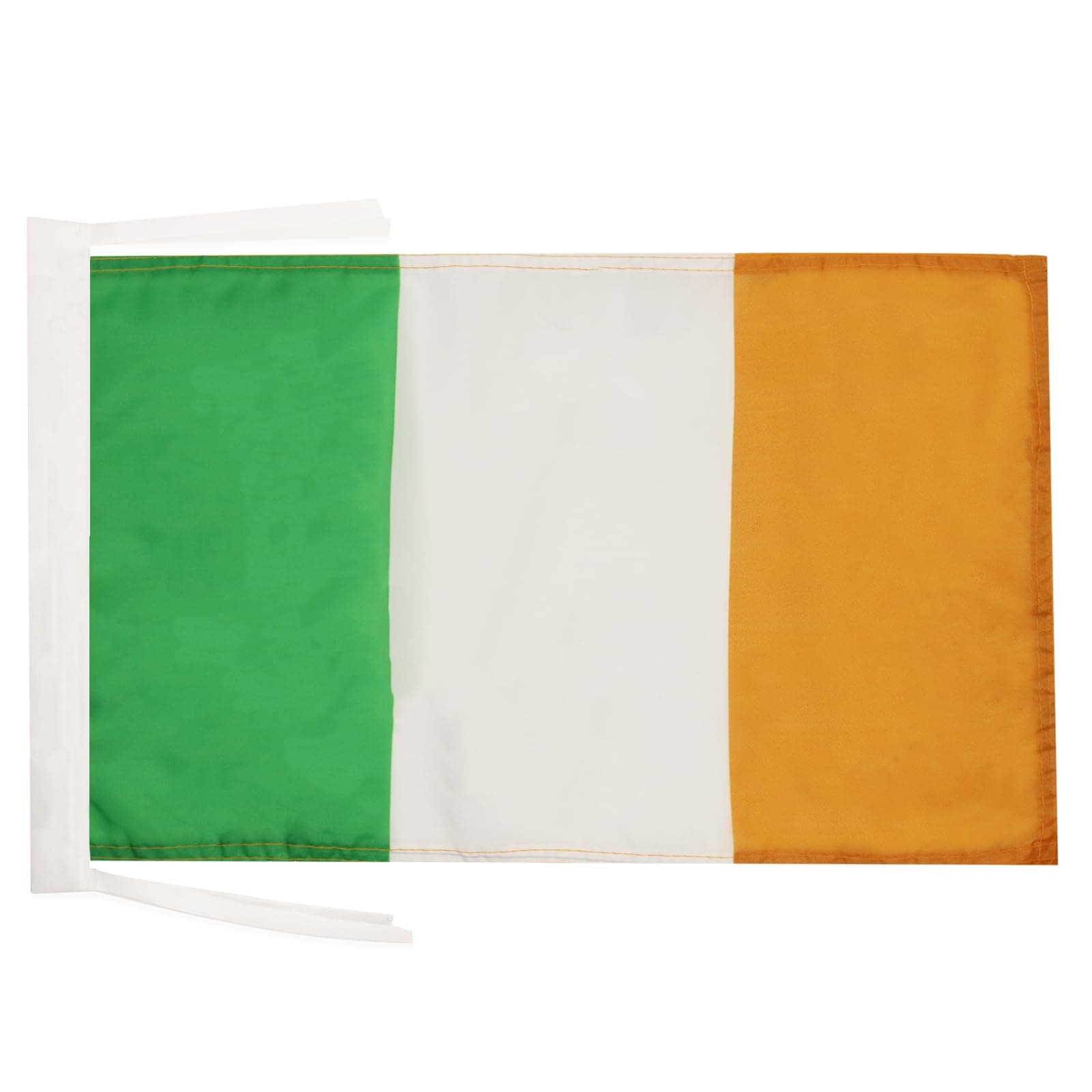 AZ FLAG - Ireland Flag - 18'' x 12'' - 100% Polyester Irish Small Banner with Two Cords - Fade Resistant - Vivid Colors - 18x12 in - 45x30 Cm