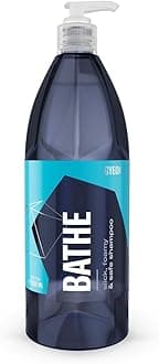 Gyeon Bathe Ceramic‑Coating Safe Car Wash Shampoo Highly Lubricated Foam Wash Soap for Paint Sealant and Coating Maintenance Professional Scratch Reduction Shine Enhancement