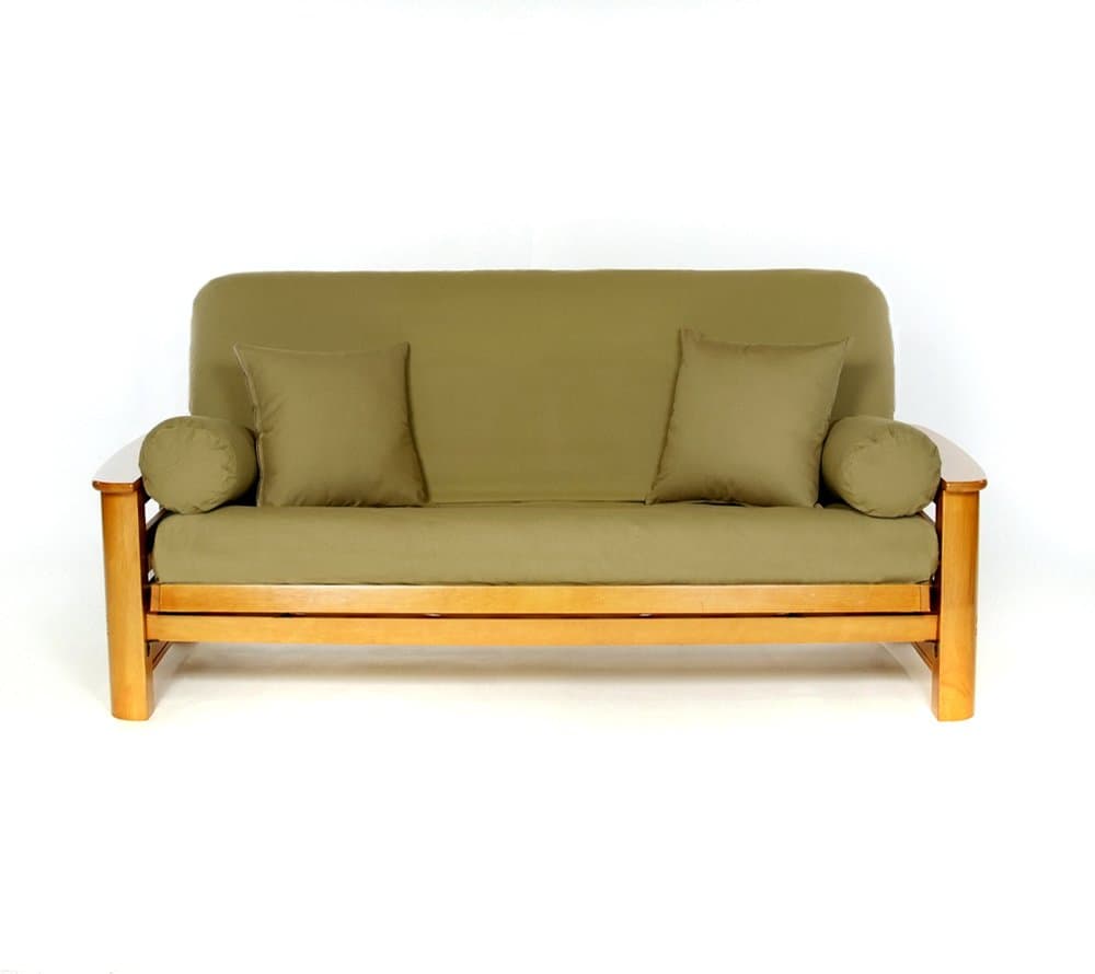 Lifestyle Covers Olive Full Size Futon Cover