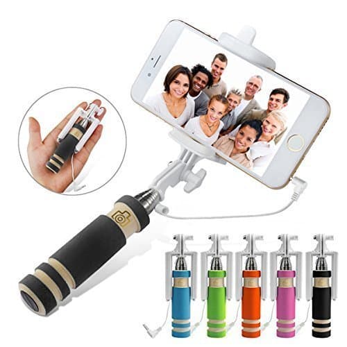 Smallest Selfie Stick for Smart Phone (Black)