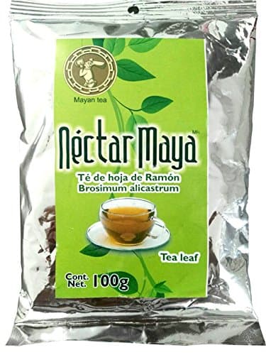 Nectar Maya - Ramon Tree Leaf Tea - Green Leaves of the ”Brosimum Alicastrum" tree. Caffeine Free. A Mayan Original - 100% Natural - Bag of Loose Tea - 100 gr - 3.5 OZ