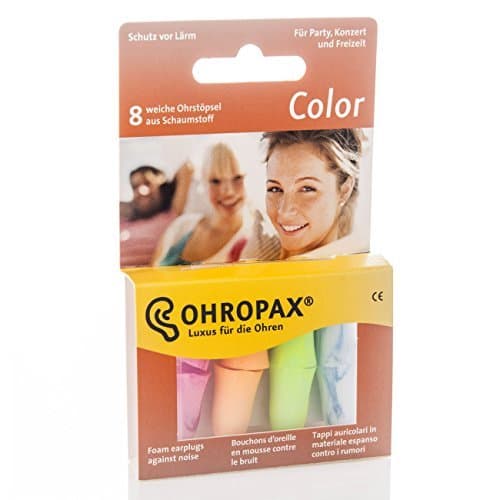 5Pack Ohropax Color Foam Earplugs 5x 8 pieces