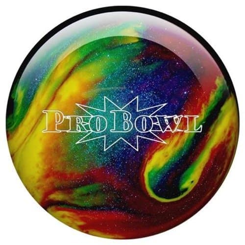 Ebonite Pro Bowl Bowling Ball – Purple/Blue/Yellow