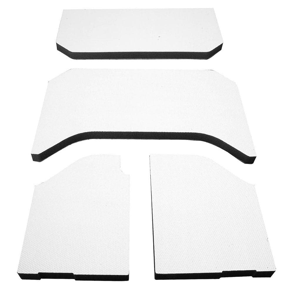 Design Engineering 050135 Boom Mat White Sound Deadening Headliner Compatible with 4-Door Jeep Wrangler (2007-2010)