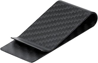 WAFJAMF Small Men's Slim Money Clip Stainless Steel Credit Business Card Holder Pocket Cash Wallet