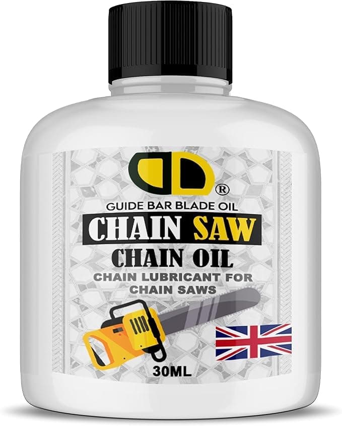30ml | Chainsaw Chain & Bar Oil For All Makes & Models, Premium Lubricant, Anti Rust Chainsaw Chain Oil, Non Toxic Lubricating Bio Mineral Oil (30ml)