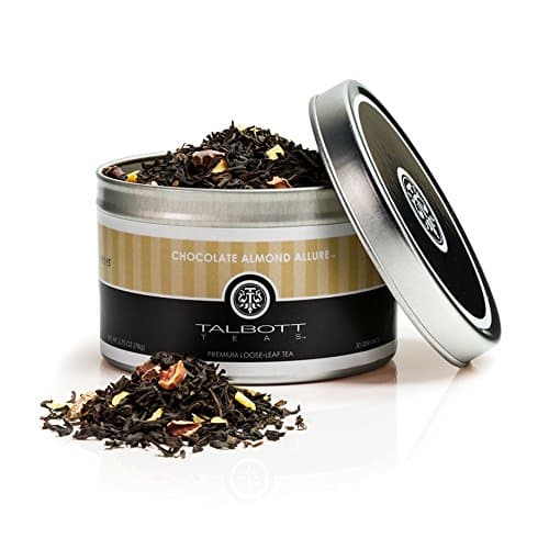 Talbott Teas Loose Leaf Tea Tin, Chocolate Almond Allure, 2.75 Ounce