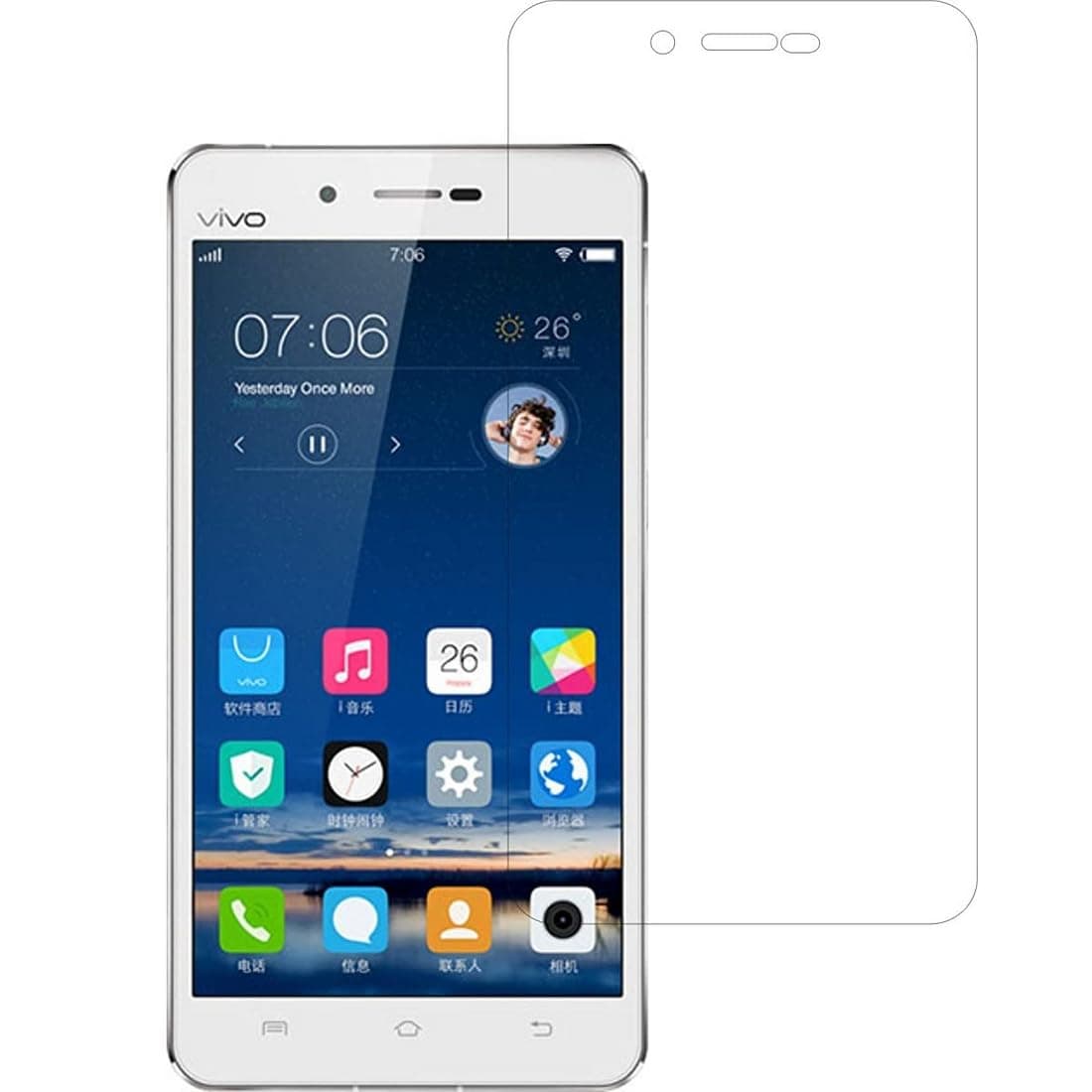 EmBed Matte Fiber Display Guard for vivo X5Max - Unbreakable, Ultra-Thin, Lightweight Matte Finish Screen Protector with Easy Installation Kit