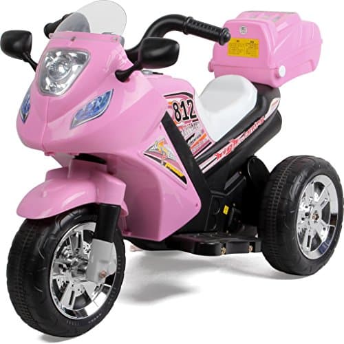 Kids Double Powered Motor - Motorcycle #812 - Pink Color