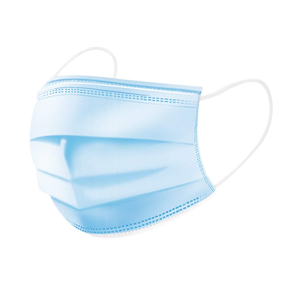 Elise Disposable 3-Layer Surgical with Dust Smog Cleaning Protection for Face (50 Pieces)