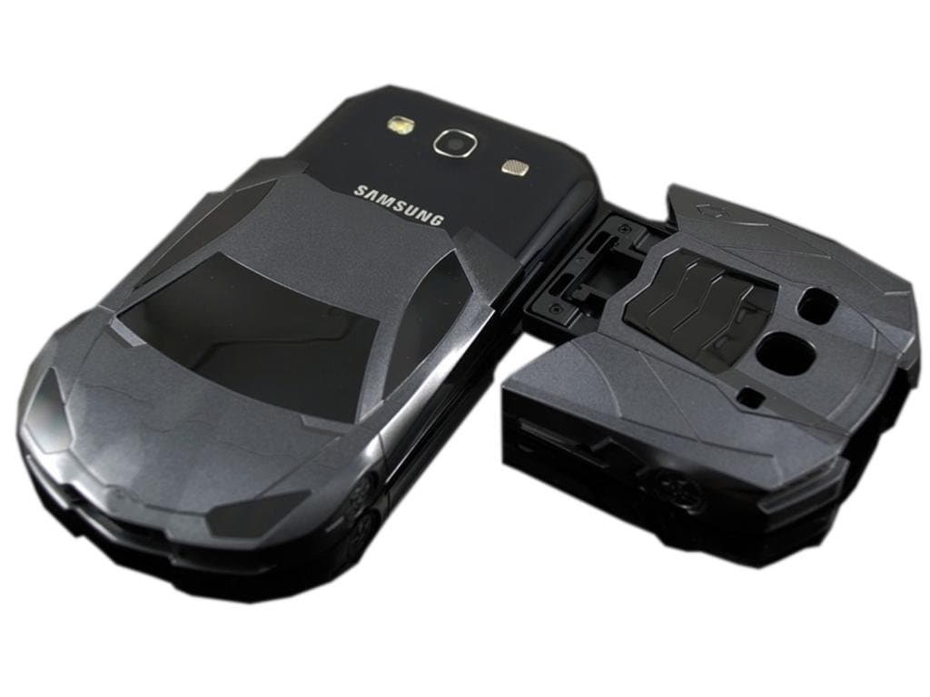 W-RainBow Dark gray Racing Car Hard Case For Samsung Galaxy S III I9300