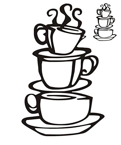 Orgrimmar Wall Stickers Decal Removable Silhouette Decoration Coffee Cups Wall Art Stickers for Lounge Room Bedroom