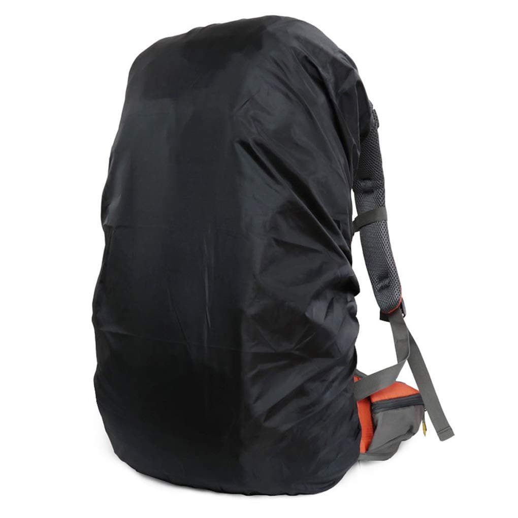 Paciffico Backpack Rain Cover, 40L,50L,65L 3 Sizes Waterproof Rucksack Bag Cover Nylon Dustproof Cover for School/Travelling/Camping/Hiking Black