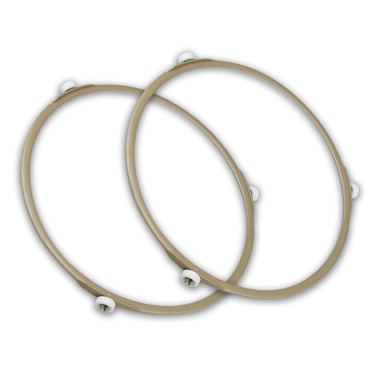 2 Pieces Large Microwave Oven Inner Dia 8.2 Inch Turntable Rotating Turntable Support Roller Ring