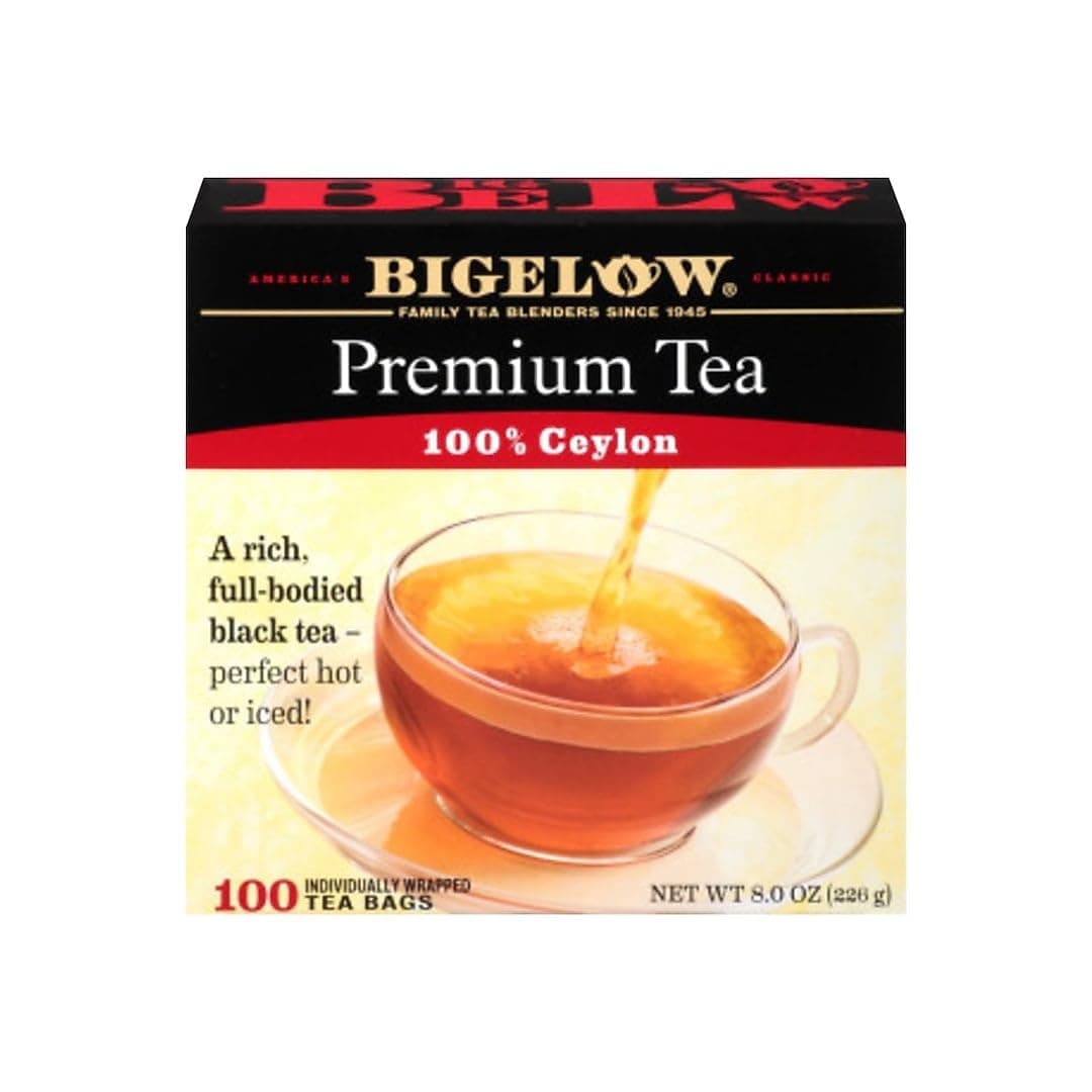 Bigelow Premium Tea 100% Ceylon 100 Tea Bags 8oz
