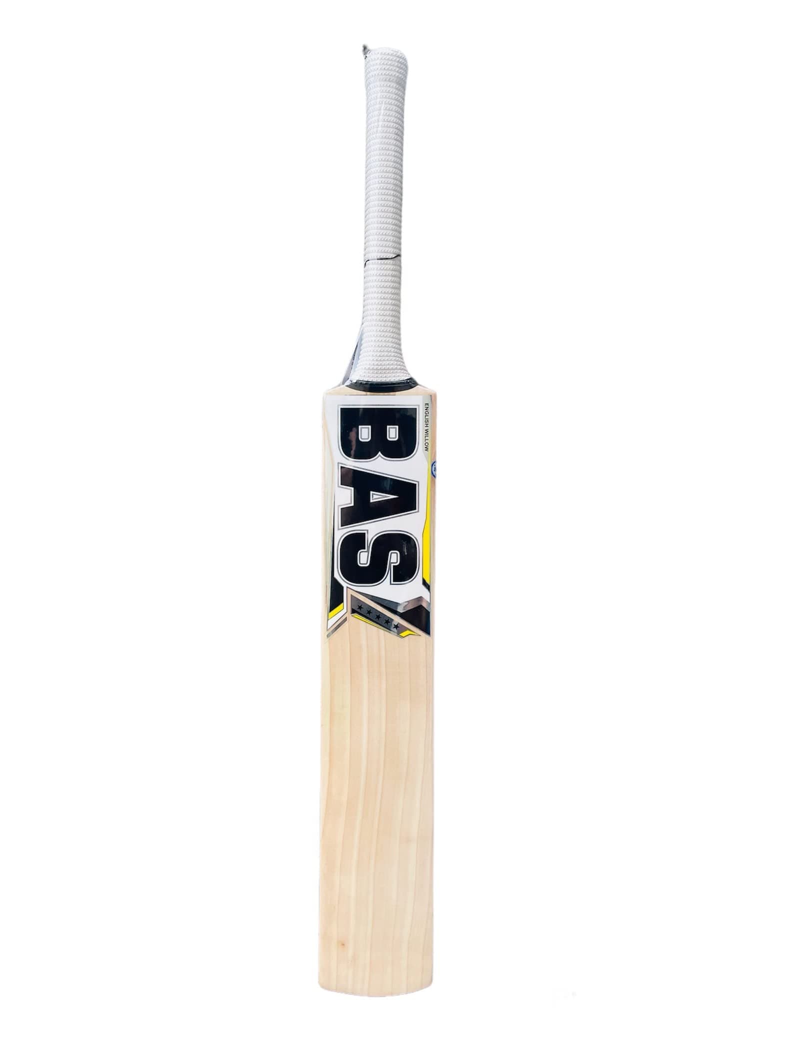 BAS Vampire 5 Star English Willow Cricket BAT, Sticker Colour May Vary (Full Size)