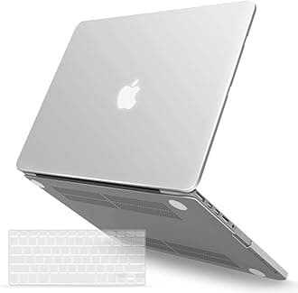 IBENZER Compatible with MacBook Pro 15 Inch Case 2015 2014 2013 2012 A1398, Hard Shell Case with Keyboard Cover for Old Version Apple Mac Pro Retina 15, Clear, R15CL+1 A