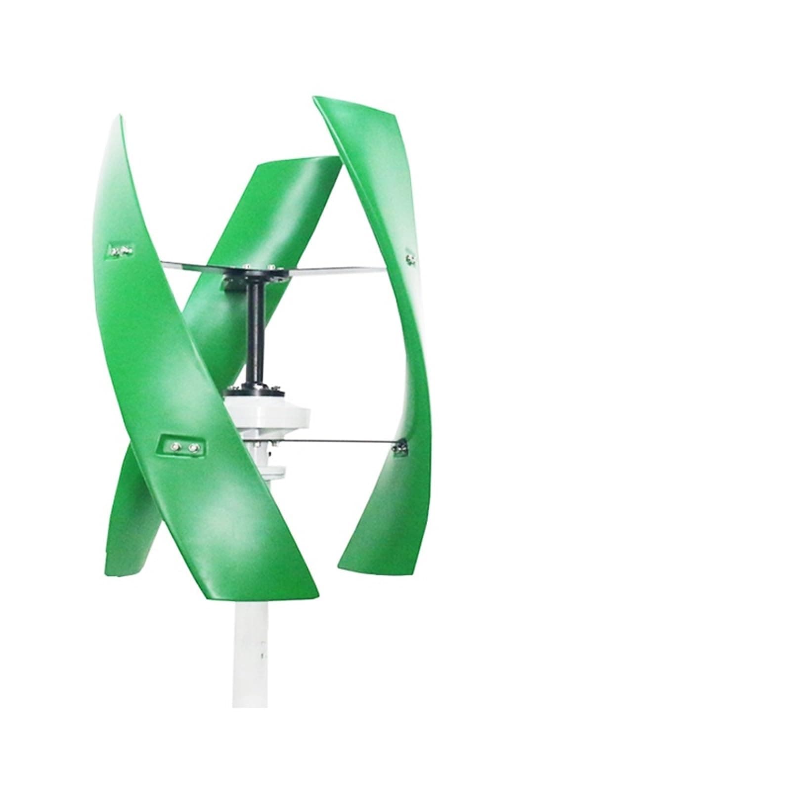 Wind Turbine Generator Kit, 10KW Vertical Wind Turbine nerator for Home 10000W 12V 24V 48V Low Noise Free Energry Windmill for Hybrid Solar Wind System(Green,24V_10KW)