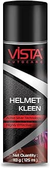 Vista Auto Care Helmet Kleen 125 ml | Helmet Cleaner Spray That Removes Dirt,...