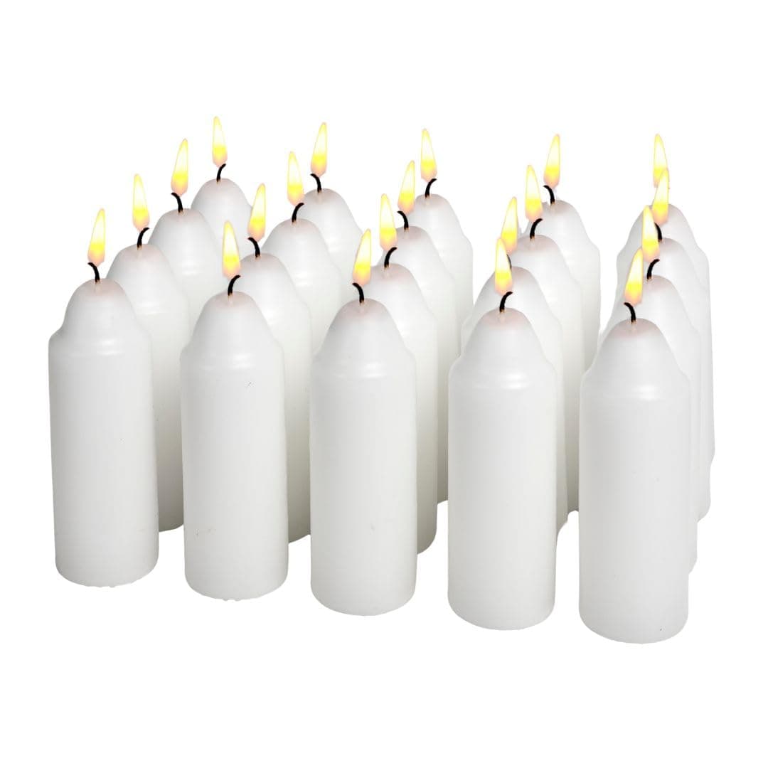 9-Hour White Candles for UCO Candle Lanterns, Long-Burning Candles for Outdoor, Camping, Prepping Supplies and Emergency Preparedness