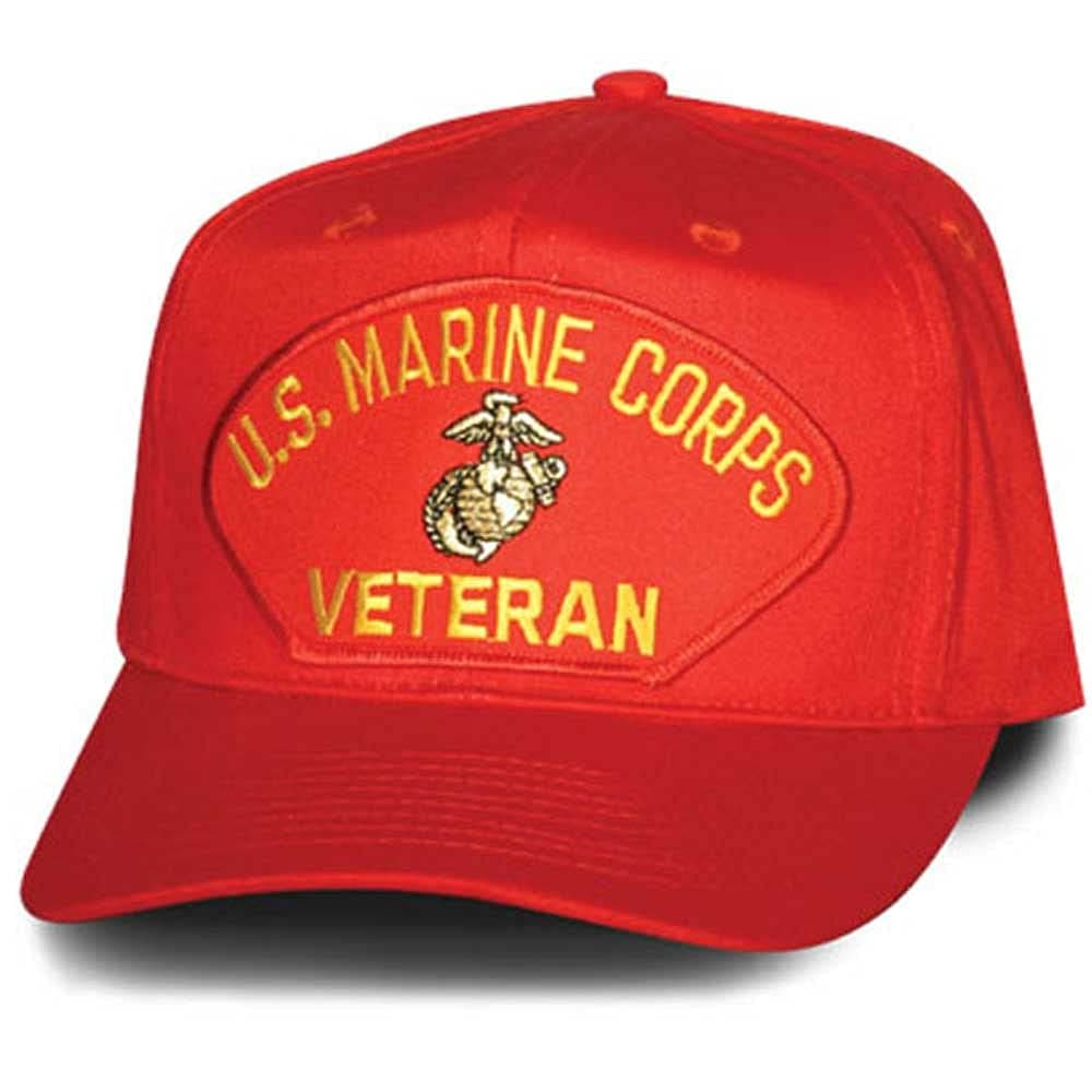 Mitchell ProffittUSMC Marine Corps Veteran Red Ball Cap