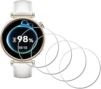 Screen Protector for HUAWEI Watch GT 5 GT5 41mm/GT 4 GT4 41mm Tempered Glass [4Pcs],9H,Anti-Scrach,Anti-Bubble,Easy Installation