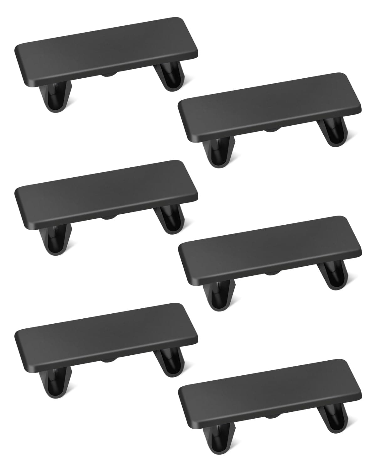 AutoEC Rocker Switch Cover, Rocker Panel Covers, Automotive Toggle Switches Hole Covers for Empty Slot, Hole Rocker Panel Cover Bracket Filler Plug 6pcs