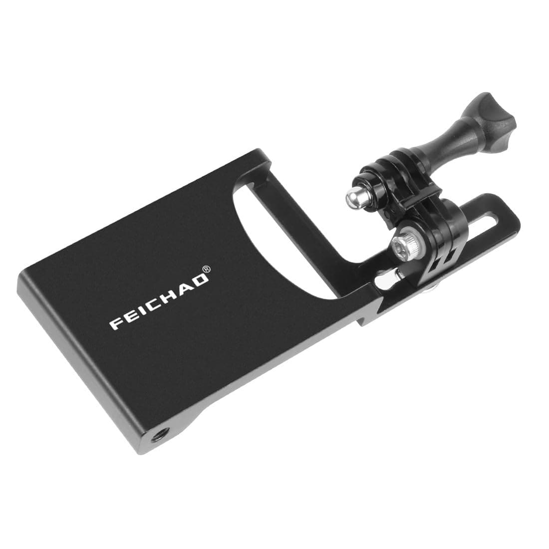 FEICHAO Aluminum Alloy Gimbal Splint Adapter Plate Updated Version Compatible for DJI MOZA/GPRO Series/EKEN Action Camera Stabilizers Action Camera Selfie Handle