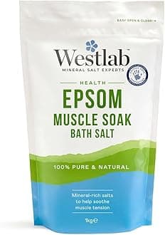 100% Pure Reviving Epsom Salt, 1 Kg, Pack Of 1