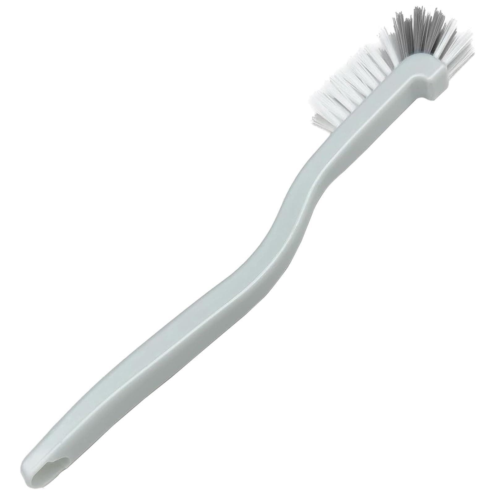 Kitchen Scrub Brush, Right Angle Cleaning Brush for Sink Household Dish Pot Pan Edge Corners, Stiff Brushes for Small Spaces Grout Tile Lines Deep Cleaning with Stiff Bristles