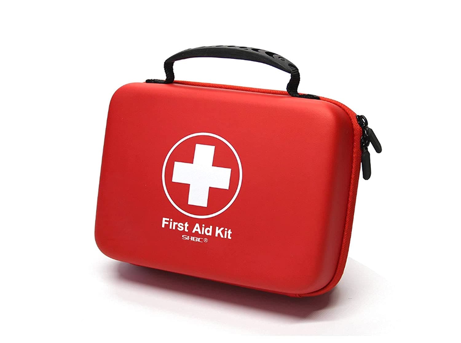 SHBC Compact First Aid Kit (228pcs) Designed for Family Emergency Care. Waterproof EVA Case and Bag is Ideal for The Car, Home, Boat, School, Camping, Hiking, Office, Sports. Protect Your Loved Ones.