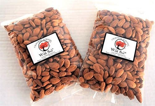 Wild Soil Almonds - Distinct and Superior to Organic, Steam Pasteurized, Probiotic, Raw, 2 Pack of 1LB Bags…