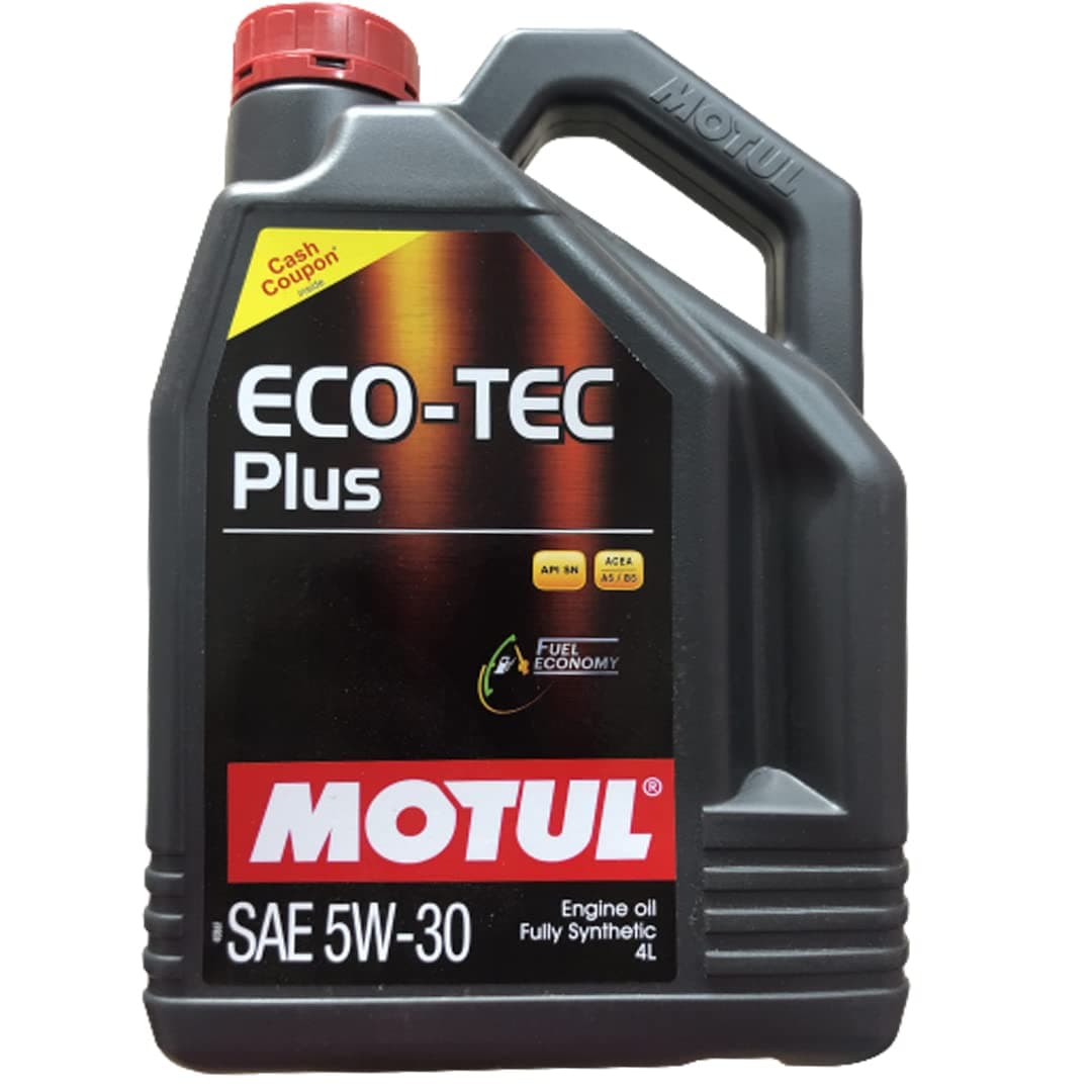 MOTUL ECO TEC PLUS 5W-30 FULLY SYNTHETIC ENGINE OIL 3.5L | Compatible with cars