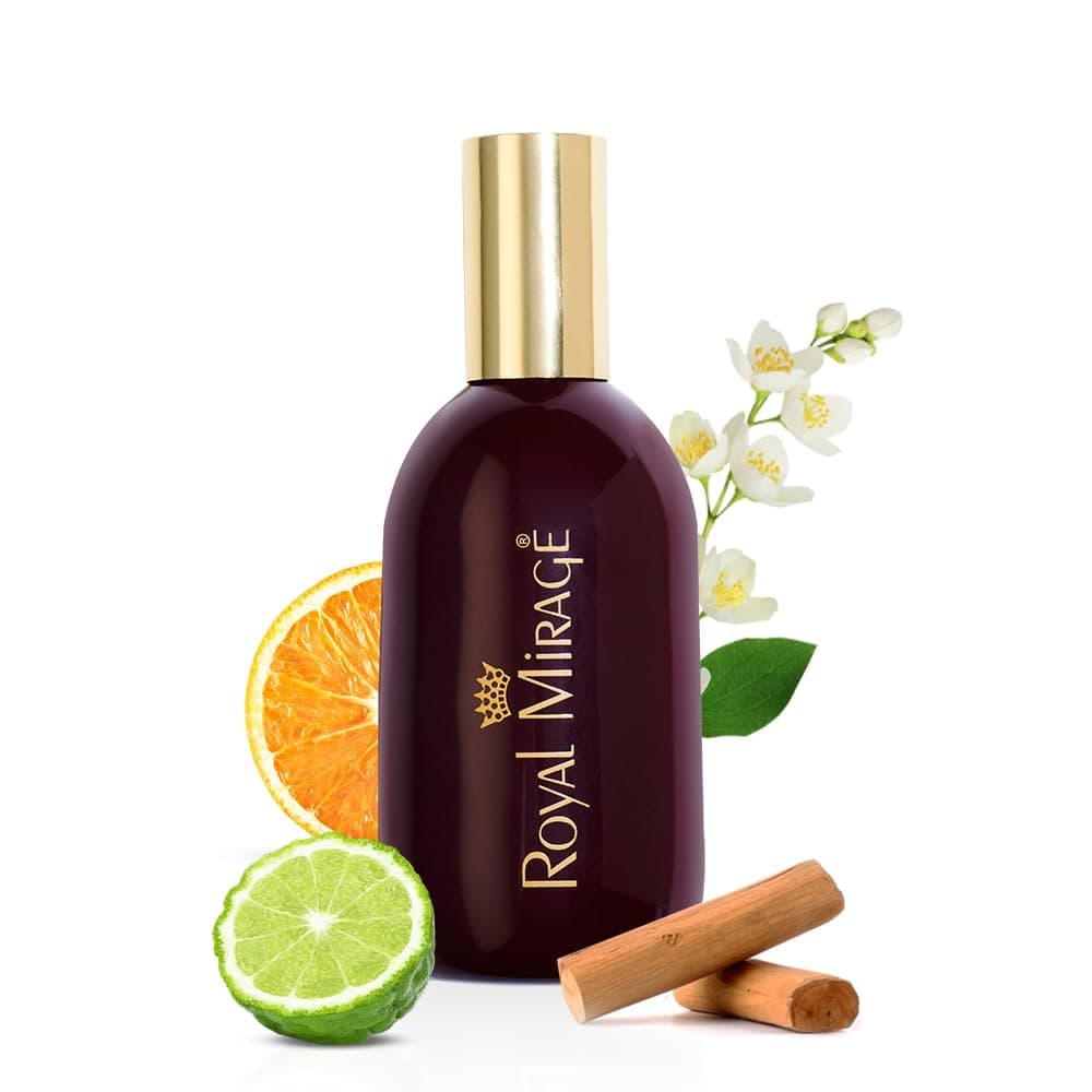 Royal Mirage Fresh Eau De Cologne Original Brown Perfume Spray For Men, 120 ML