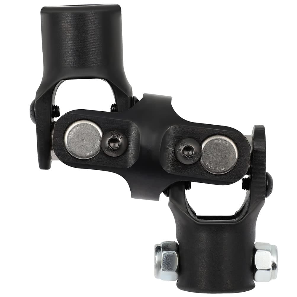 SCITOO 3/4" 36 Spline to 3/4" DD Steering Shaft Universal U-Joint Black Single, 96mm Working Angle 35 Degree