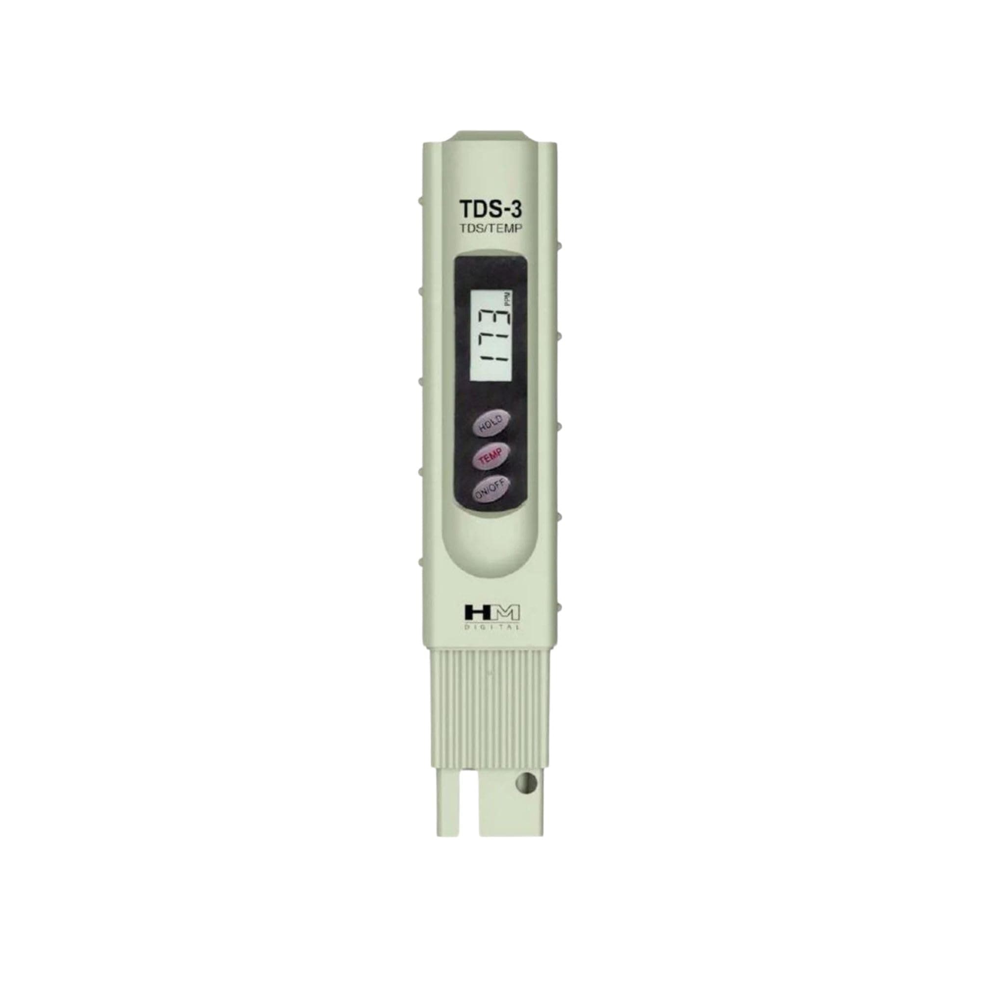 TDS-3 Handheld TDS Meter With Carrying Case, 0 - 9990 ppm TDS Measurement Range, 1 ppm Resolution, +/- 2% Readout Accuracy