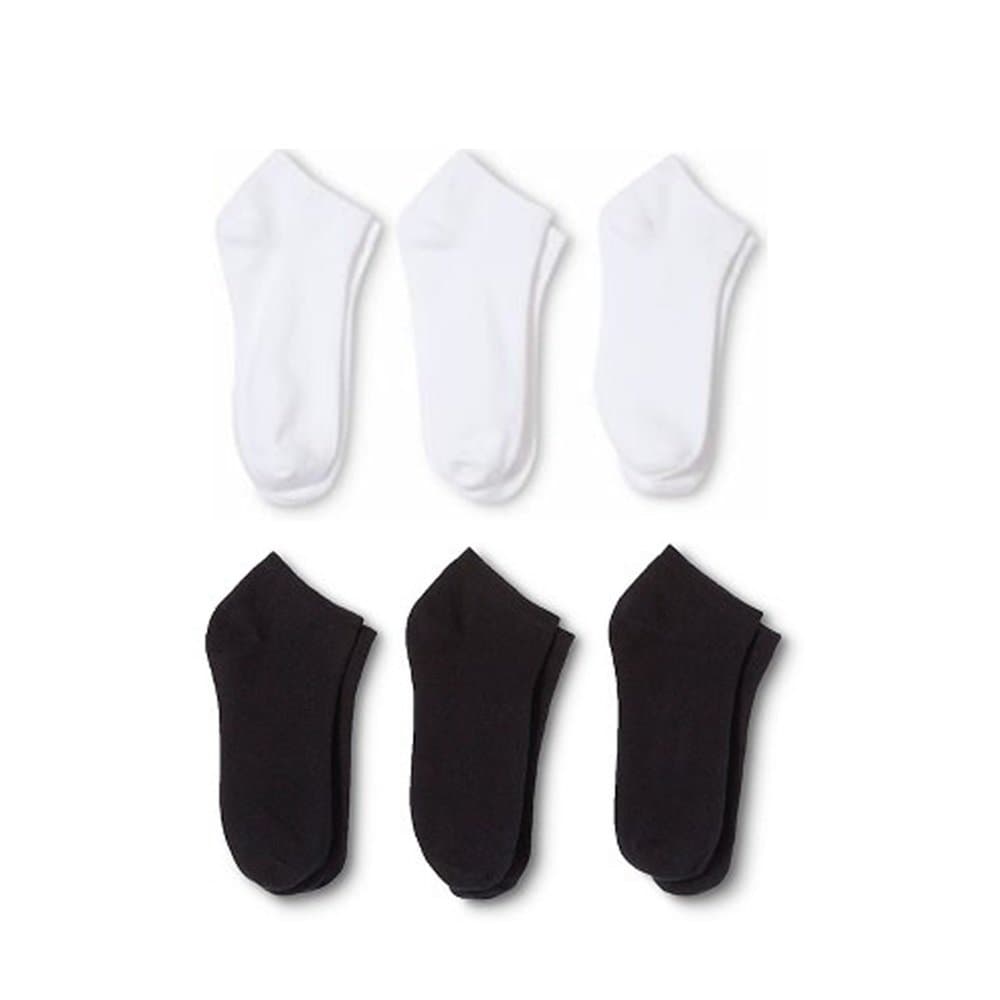 Qraftsy Men Low Cut Ankle Socks 9-11 Available in Black and White - Bulk Wholesale Packs