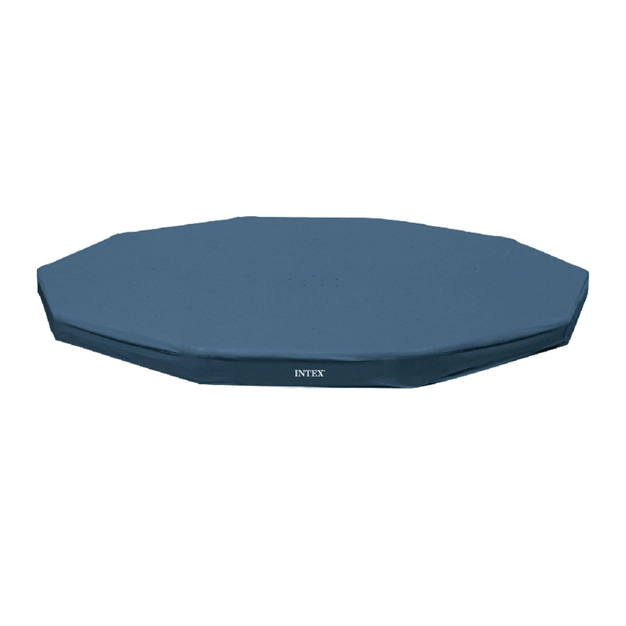 Intex 28031E N/AA 3.66 m Metal Frame Above Ground Pool Cover, Pack of 1, Blue