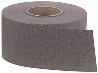 3MSafety Safety 7741 Medium Duty Resilient Tread, 60 ft L X 4 in W, Rubber Backing, Gray Walk, 4-Inch