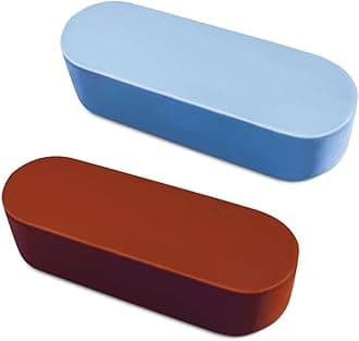 Metal Polishing Compound for Buffing Wheel 2pcs - Blue Extra Fine & Red Jeweler’s Rouge Buffing Compound, for All Materials Soft Precious Metals Plastic & Acrylic