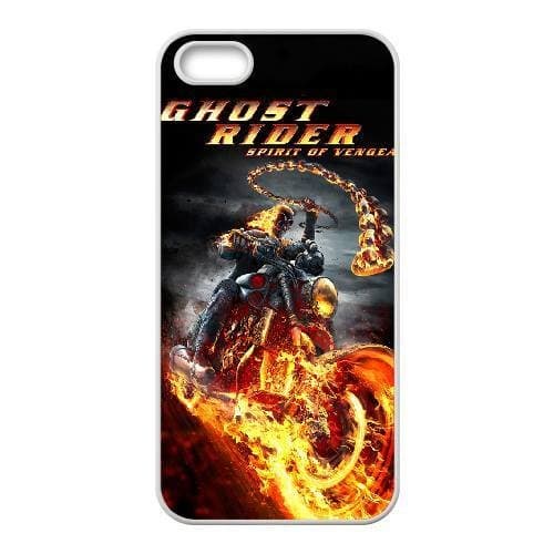 Ghost Rider Hard Plastic Phone Case Shell Cover Skin For iPhone SE 5 5S White DWC897