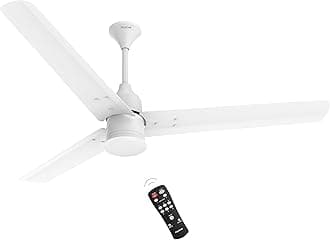 Silencio Mini 900mm 5-Star BLDC, Remote Ceiling fan for home | 55% Energy Saving, 100% Copper, High Speed, 25 Speed Setting, Reversable & Timer | 4-yr Warranty【Matt White】