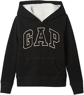 GAP girls Cozy Logo Full Zip Sweatshirt